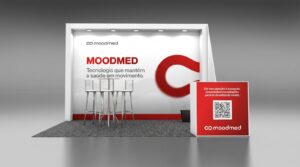 Stand da Moodmed na 4ª Health Meeting Brasil/SINDIHOSPA